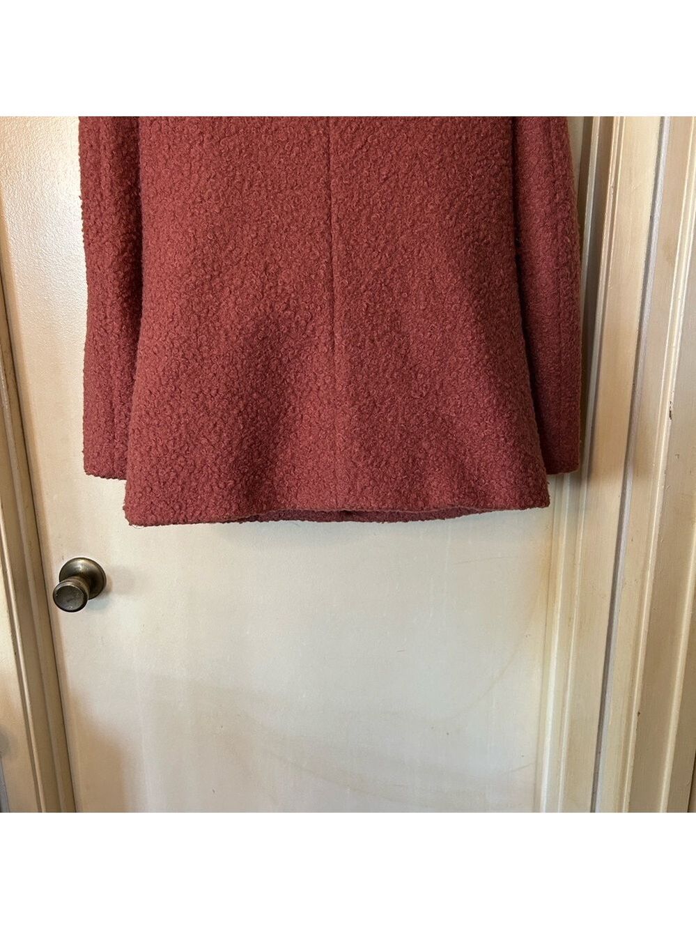 Sam Edelman Women's Cozy Sherpa Jacket in Dusty Rose size S - Picture 8 of 12